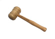 Wooden Bat Mallet (Ash) - Double-Sided Hammer for Knocking Cricket Bats - Natural Bat Care