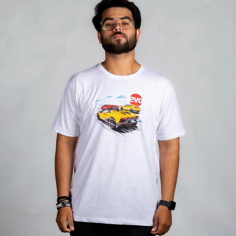 Lambos | T-Shirt | EVO India | White - Image 2 | KIBI SPORTS
