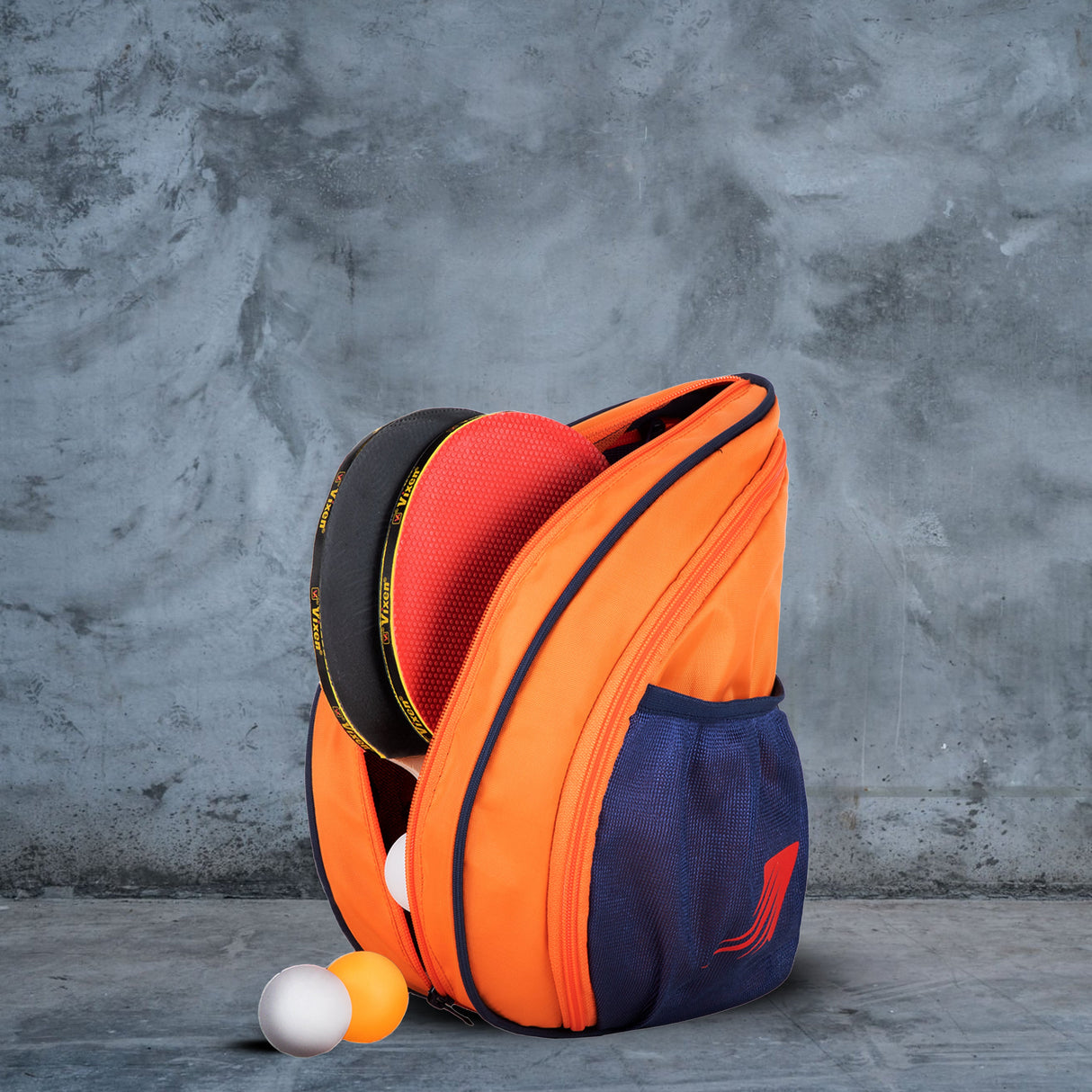 Twirl 5L Orange| Unisex Table Tennis Equipment Bag | Tennis Case | Racket Case | TT Bag Cover |Ping Pong Paddle Case|Case Bag Double-Sided |Professional |Bat Protector Pouch |Travel