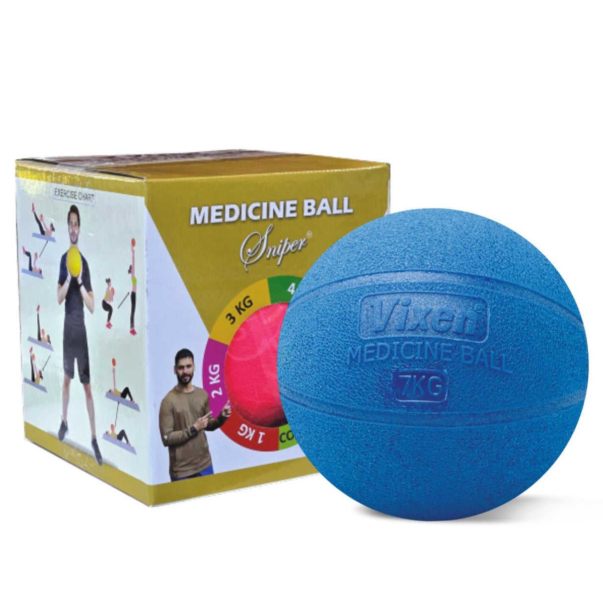 VIXEN MEDICINE BALL SNIPER 7 KG