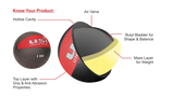 RUBBER MEDICINE BALLS