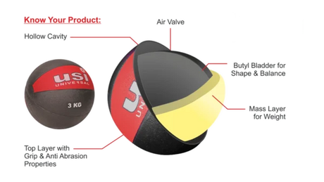 RUBBER MEDICINE BALLS