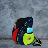 Twirl 5L Navy Blue Green| Unisex Table Tennis Equipment Bag | Tennis Case | Racket Case | TT Bag Cover |Ping Pong Paddle Case|Case Bag Double-Sided |Professional |Bat Protector Pouch |Travel