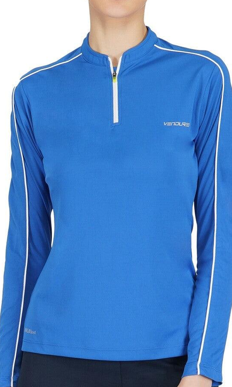 Vendure sports Coolblast Tennis T-shrit| Women | KIBI Sports - crop-closeup