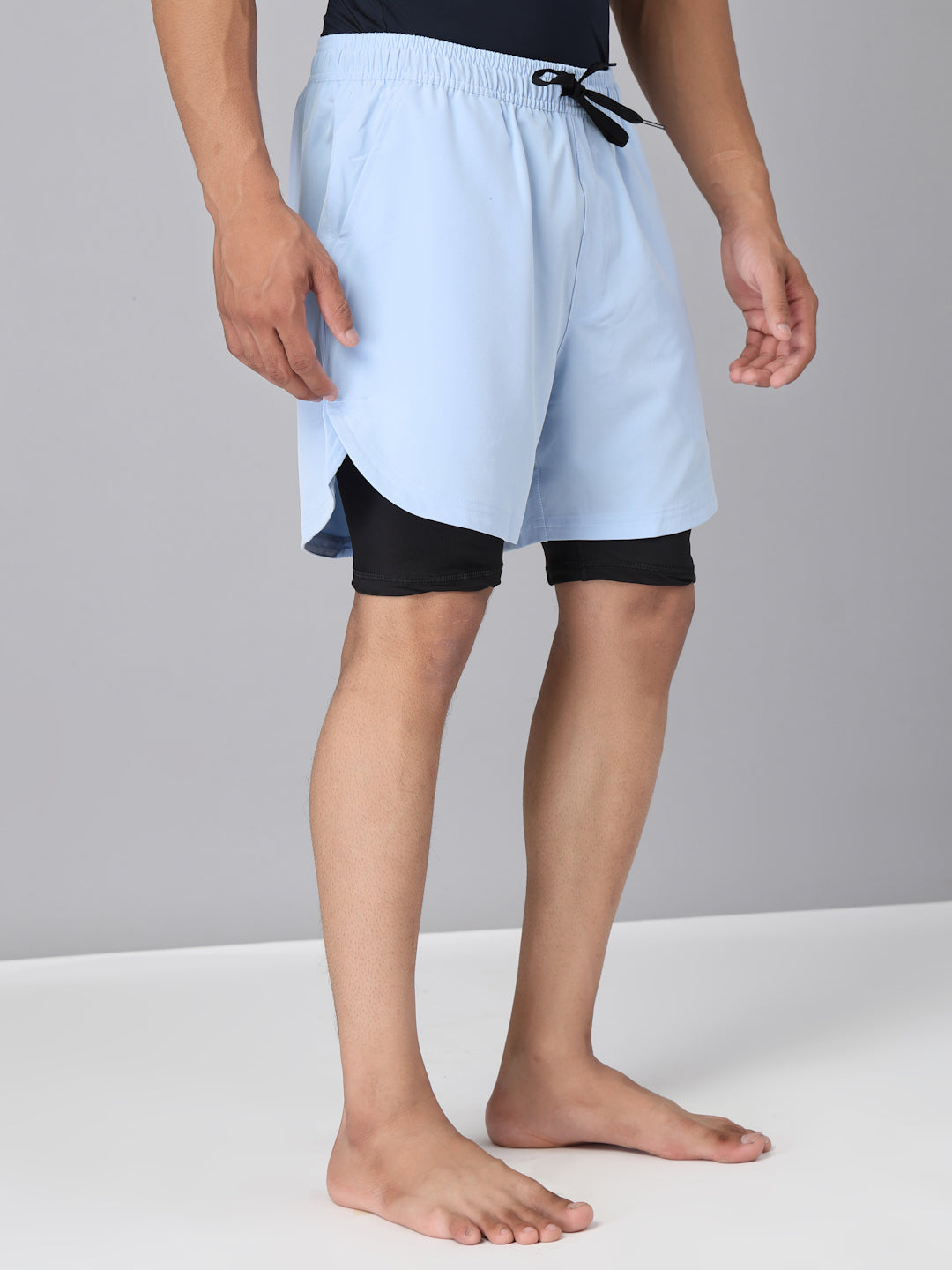 Invincible Men's Double Layered Shorts