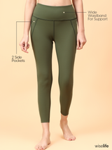 Active Fitted Leggings (Olive green)
