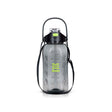 Vector X Quench Gallon 2200 ml Plastic Water Bottle with Time Marker + Carry Handle Reusable Gym Sports Outdoor Large 2.2 LTR Water Jug BPA-Free, Unbreakable, Freezer Safe