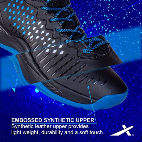 Vector X Cosmic Basketball Shoe with Spalding Rebound Rubber Streetball Basketball Combo Set for Men, Breathable Non Slip Outdoor Sneakers Cushioning Workout Shoes for Fitness