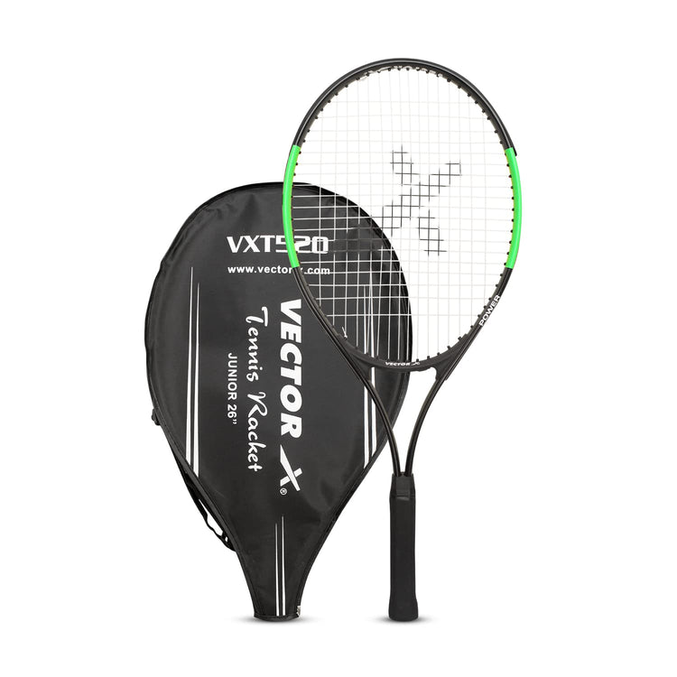Vector X VXT-520(21",23",25"26",27") Adult Recreational Strung Tennis Rackets, Super Lightweight Oval Shape Tennis Racquet for Student,Training,Tennis and Beginners, Outdoor Games