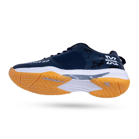 Vector X Trackle 2.0 Unisex Badminton Shoes|Indoor Outdoor Court Sneaker|Breathable Mesh with TPU Fusing Upper + Rubber Outsole for superior grip|Boots for Men Women Adult Youth