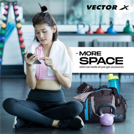 Vector X Stealth Kit Bag for Men and Women Use for Multipurpose Travel, Gym,Fitness, Hanging Organiser