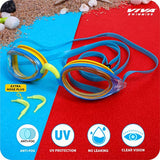 Viva Swimming Shark Fin Kids Swimming Cap & Goggles with 2 Ear Plug Kids OKEO Swimming Combo Kit