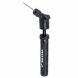 Vector X Double Action Ball Pump with Needle, Air Pump for Inflate Sports Football, Volleyball, Basketball, Rugby, Soccer Ball, Rugby|Pump Air Flow Capacity - 8.25 L/Min (Black)