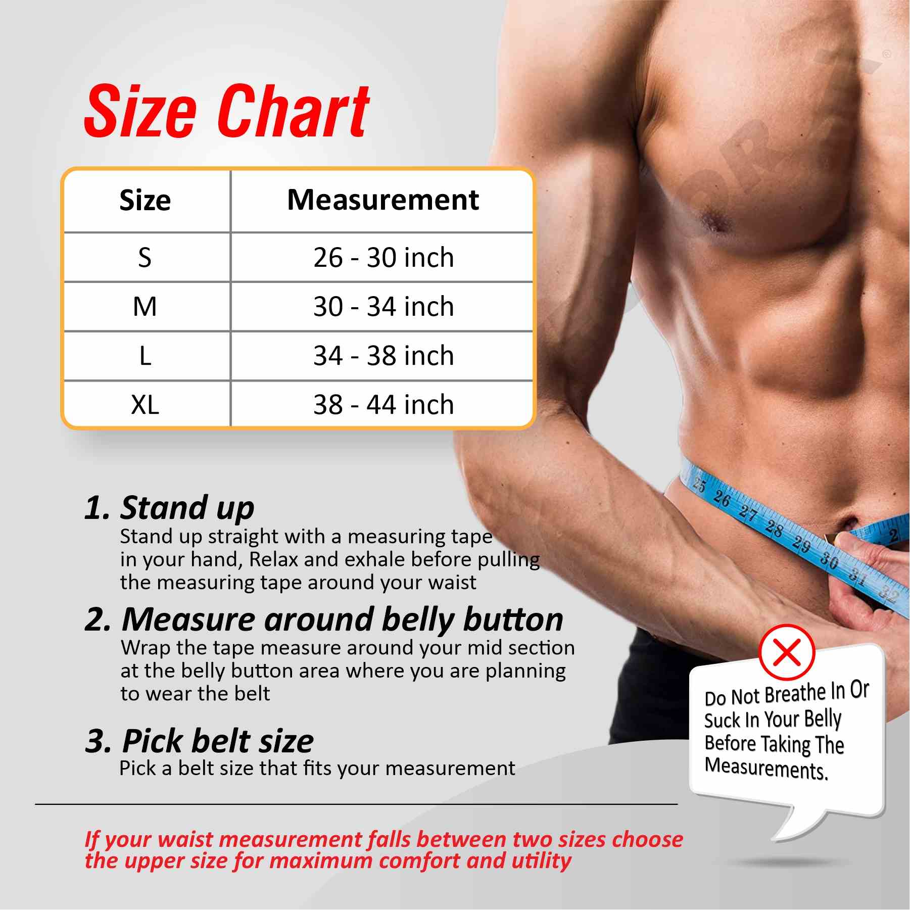 Vector X GB-50 Multi Purpose Weight Lifting Belt for Back Support Comfortable & Durable for Powerlifting, Weightlifting, Gym, Workout - Synthetic Leather for Men and Women