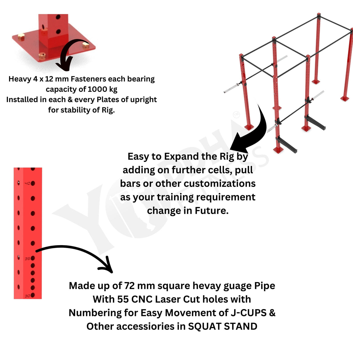 Freestanding CrossFit Rig - 10 Ft