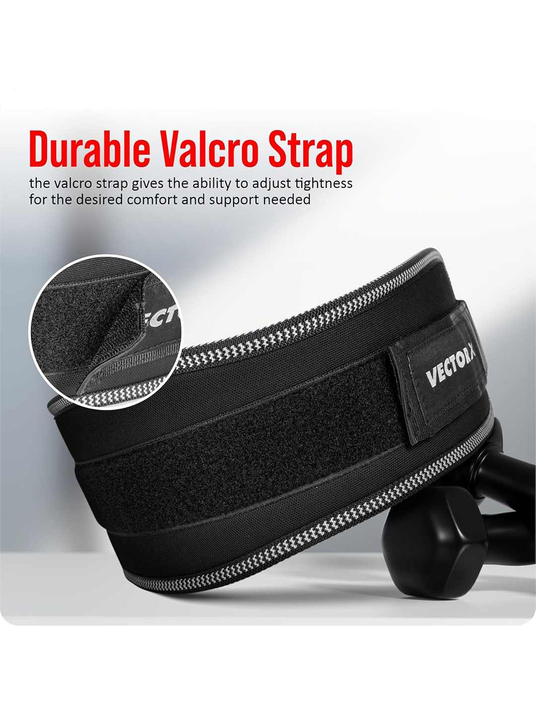 Vector X Level Up 5 Inch Weight Lifting Gym Belt Quick Locking Gym Belt Fitness Weightlifting Belt for Squats, Weightlifting and Strength Training