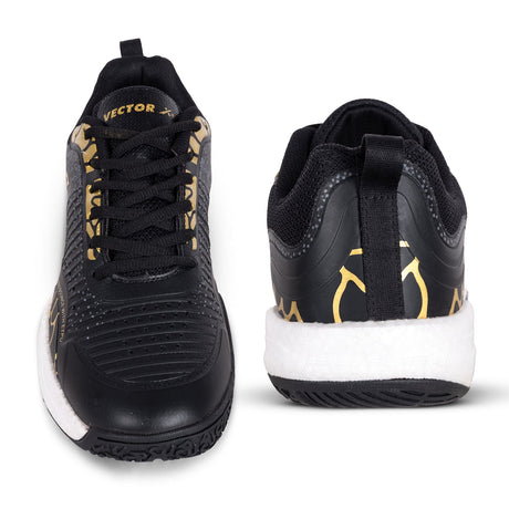 Vector X Supreme 2.0 Unisex Badminton Shoes|Indoor Outdoor Court Sneaker|Breathable Mesh with TPU Fusing Upper + Rubber Outsole for superior grip|Boots for Men Women Adult Youth