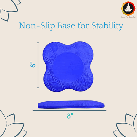 Vedam Yoga Knee Pad  (Blue set of 2 pcs) | Industrial