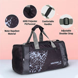 Vector X Classic BFI Approved Adjustable Shoulder Bag for Men - Duffle Gym, Fitness, Carry, Sports & Travel Bag - Sports Kit