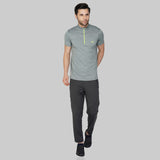 Vector X Mens Gym Fitness Body Fit Ban-collar T-shirt Jersey