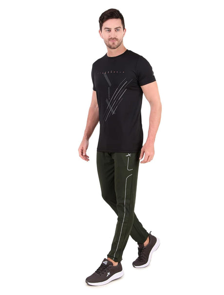 VECTOR X OML-264 Men Solid Slim-Fit Track Pant