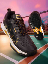 Vector X COURT STAR Badminton all Rounder Shoes with Elegant Style Breathable Mesh + TPU Film Upper|Rubber Outsole, Lightweight & Comfort Indoor Sports Shoe for boys men women Adult Youth