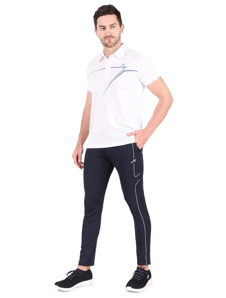 VECTOR X OML-264 Men Solid Slim-Fit Track Pant