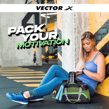 Vector X Blitz Gym Bag for Men|Gym Bag with Shoe Compartment|Gym Bag & Fitness Kit & Gym Bag