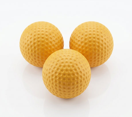 Leverage Dimple Balls - 45-degree overhead view showing the ball surface texture