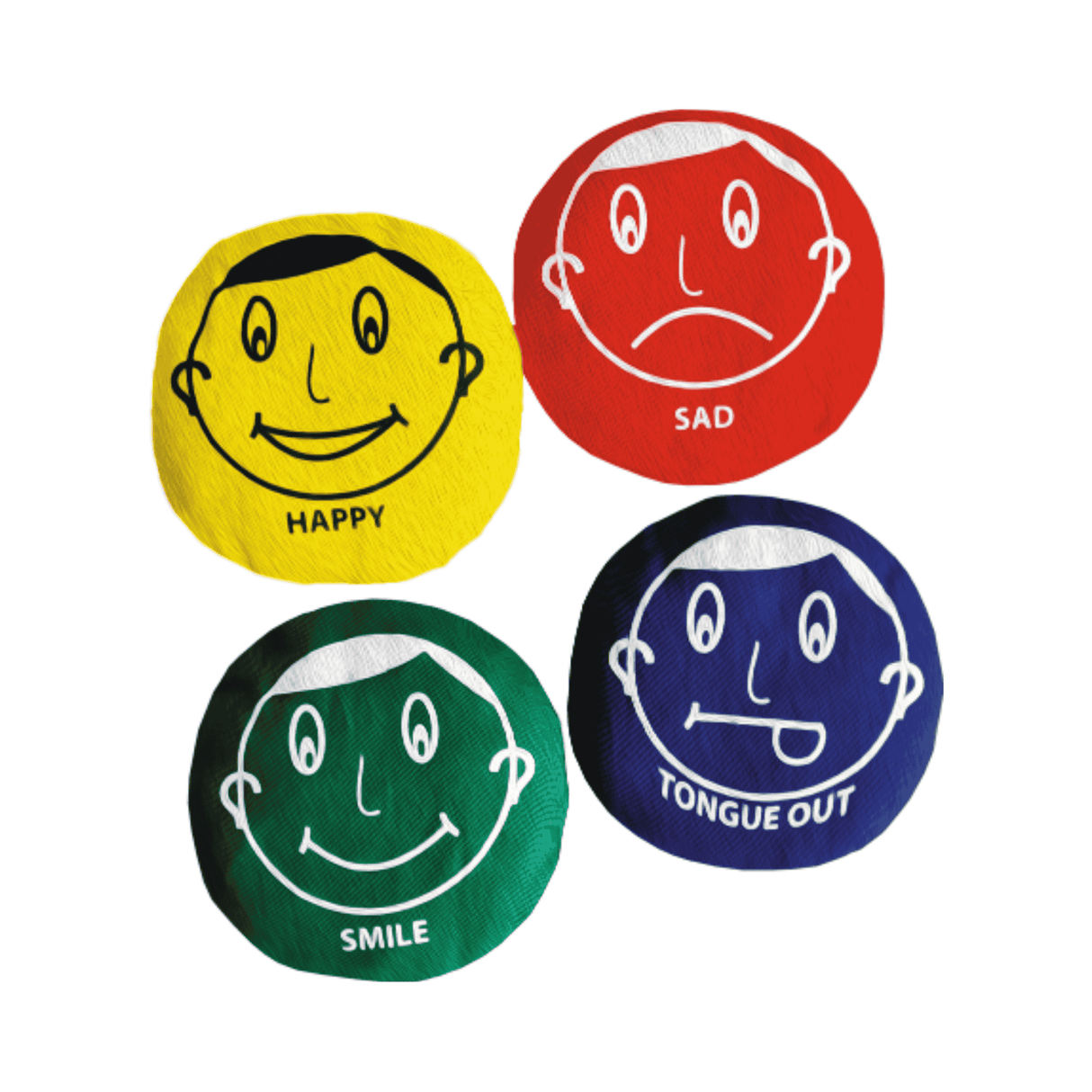 VIXEN SMILEY BEAN BAGS ROUND WITH COTTON