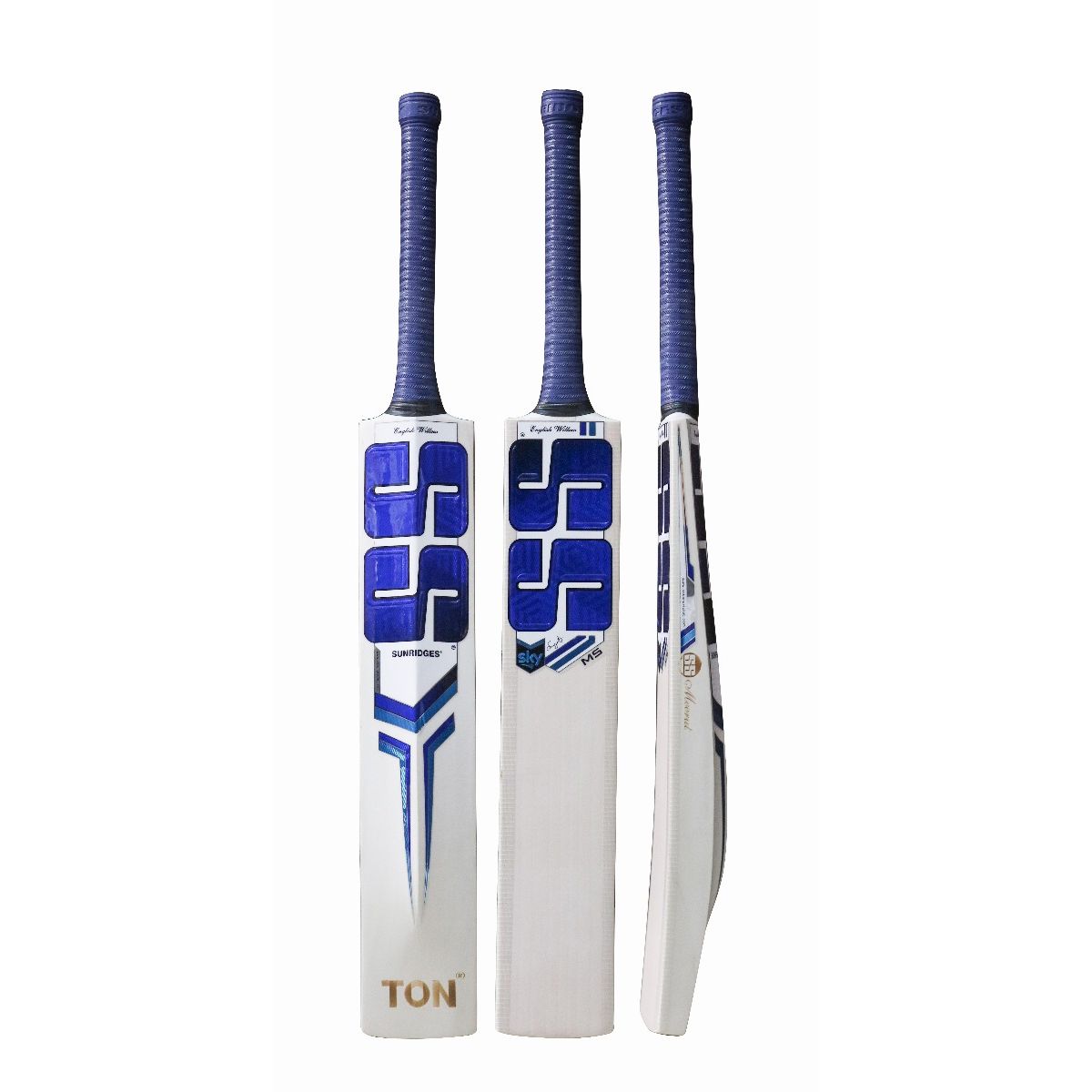 SS Sky Ms (Bleched) English Willow Cricket Bat | KIBI Sports