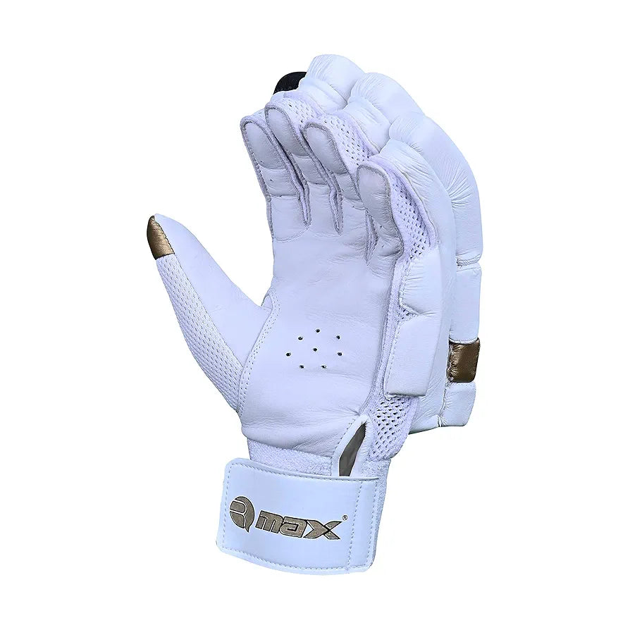 RMAX Unisex Leather & PU Cricket Batting Gloves 
