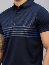 VECTOR X OMT-258 Men's Water Printed Polo T-Shirt