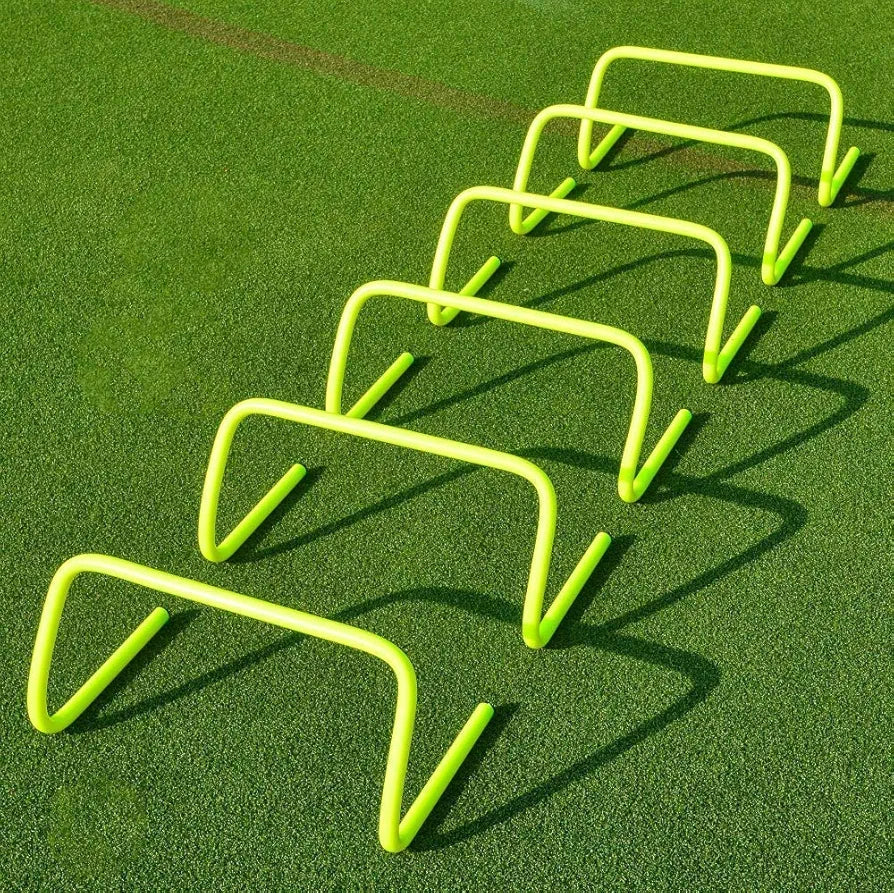 Cougar Agility Flat Hurdle, Step Speed Soccer Training Hurdles, Sizes: 12", 