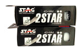 STAG GLOBAL 2 Star Plastic Table Tennis Ball White Available Pack Of 12 ,30, 72, 90