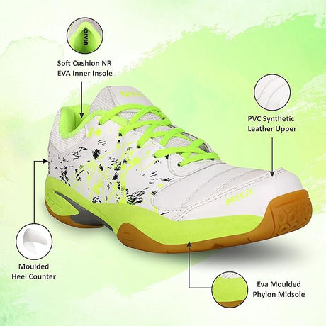 Aivin Breeze Badminton Shoes for Men/Sports and Athletic Footwear with Upper Synthetic/Comfortable Badminton Shoes