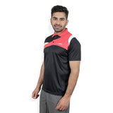 STAG GLOBAL Viper Black Men's Solid  Athletic Fit Polo T-Shirt, Lightweight And Breathable Sportswear for Men's