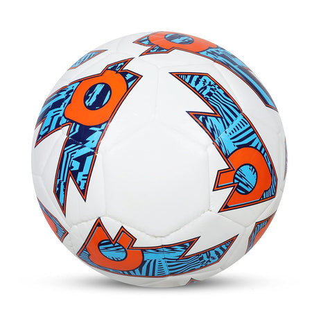 Aivin Trend Football Machine Stitched Football Game, for Training, Match, Sports, Playing, Outdoor Ball, Durable & Water Resistance Football for Practice, 32 Panel, Size-5 (Blue/White)