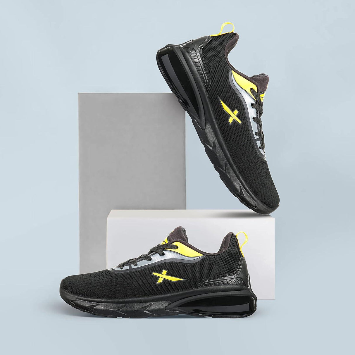 VECTOR X Fighter Training & Gym Shoes For Men (Black)