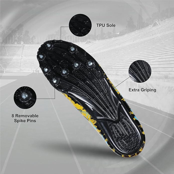 Aivin Fast Running Spike Shoes for Men
