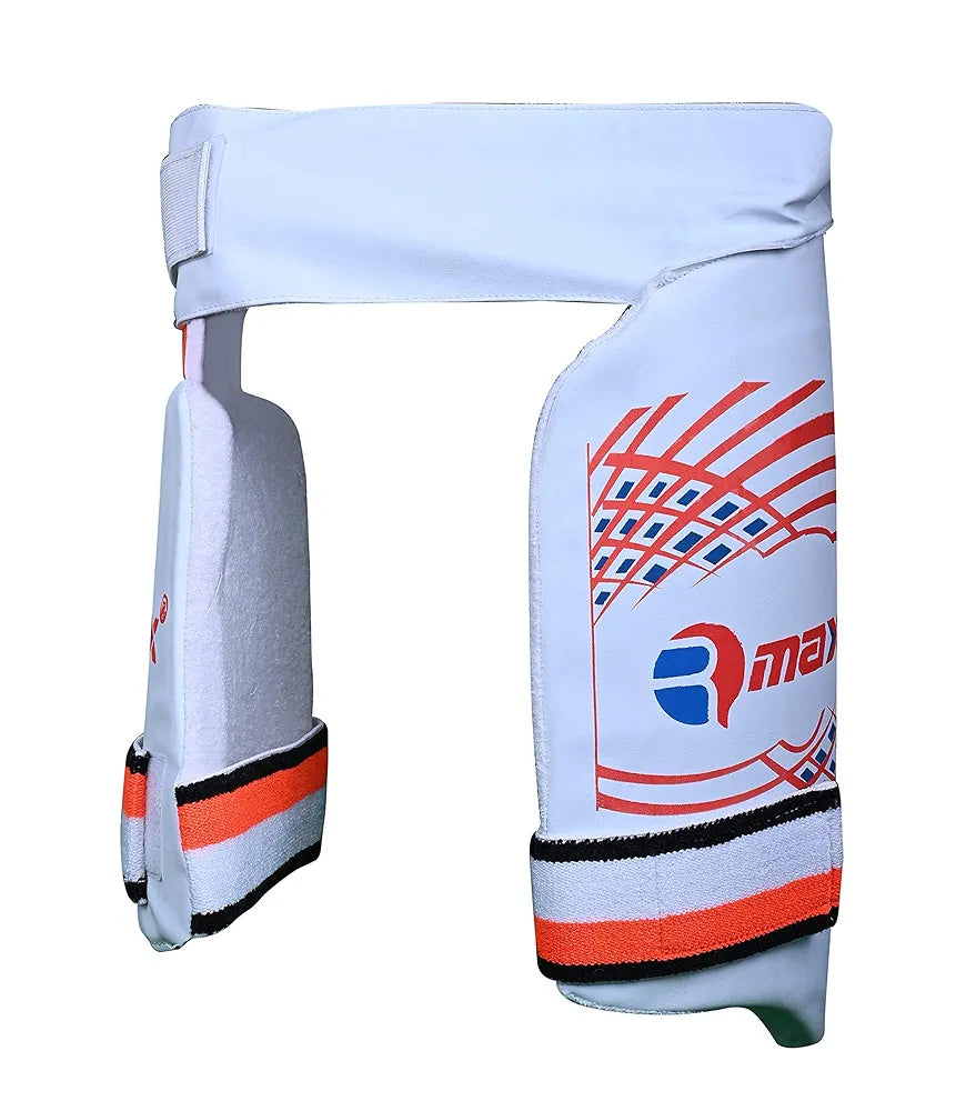 RMAX Unisex PVC Lower Body Protector Thigh Pad Double Inner Thigh Pad Cricket Thigh Guard Size Senior