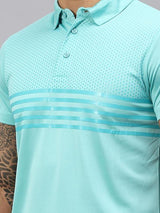 VECTOR X OMT-258 Men's Water Printed Polo T-Shirt