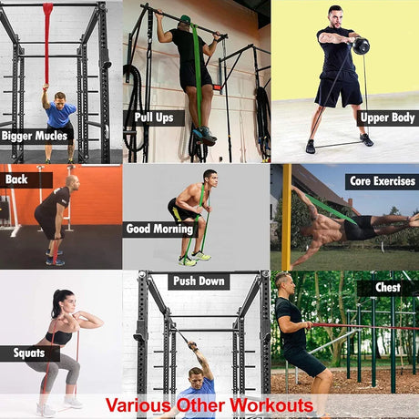 Cougar Resistance Band Pull Up Assist Power Band for Workout, Muscle Tone, Weight Loss Exercises & Body Powerlifting 