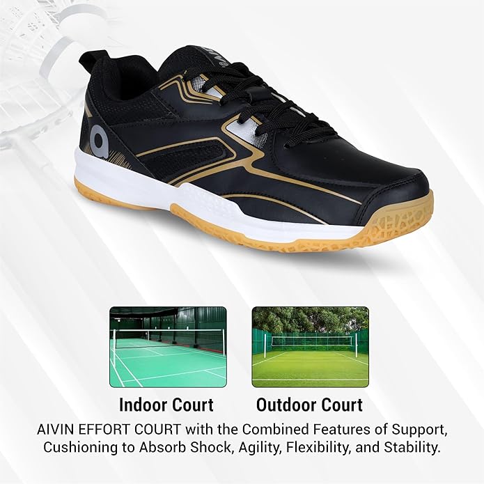 AIVIN Effort Court Badminton Shoes