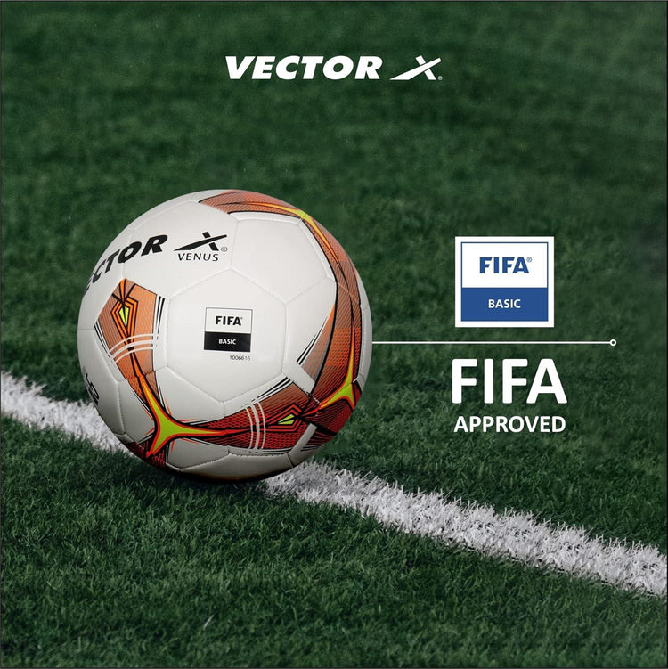 Vector X Venus TPU Machine Stitched Football- Size: 5(Pack of 1)