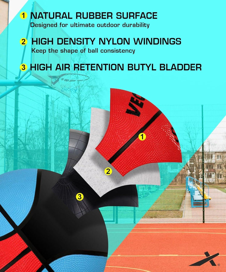 Vector X SPEED Basketball with Free Air Needle with Pump  (Size-7)