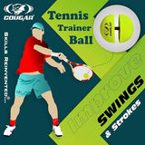Cougar Rubber Tennis Trainer Ball Practice Single Self-Study Training Ball 
