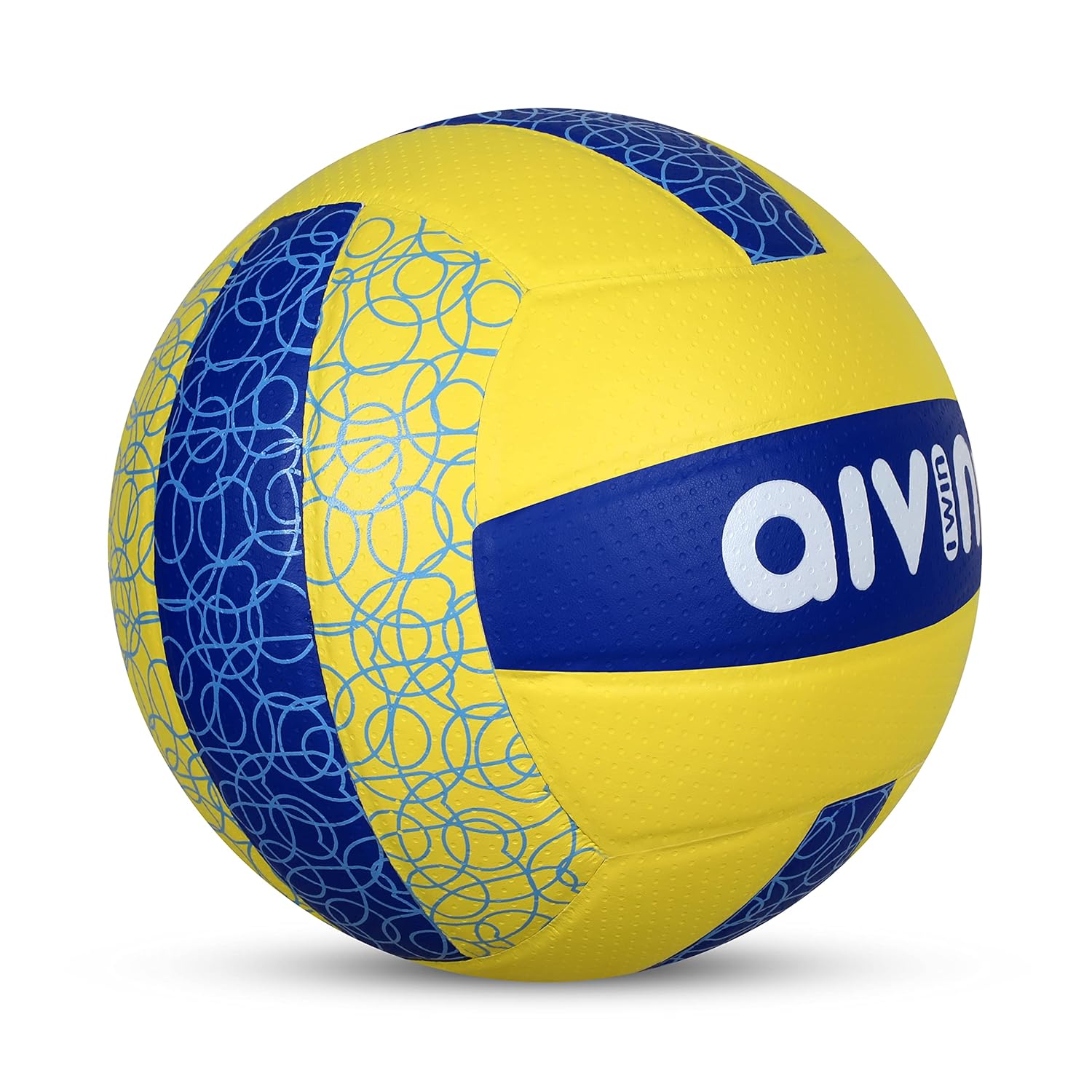 AIVIN Spectre Volleyball,Volleyball Game, for Match Ball, Training Ball, Indoor, Outdoor Ball, Durable for Practice, Waterproof and Suitable for All Surface, 18 Panel, (Yellow) Size-4
