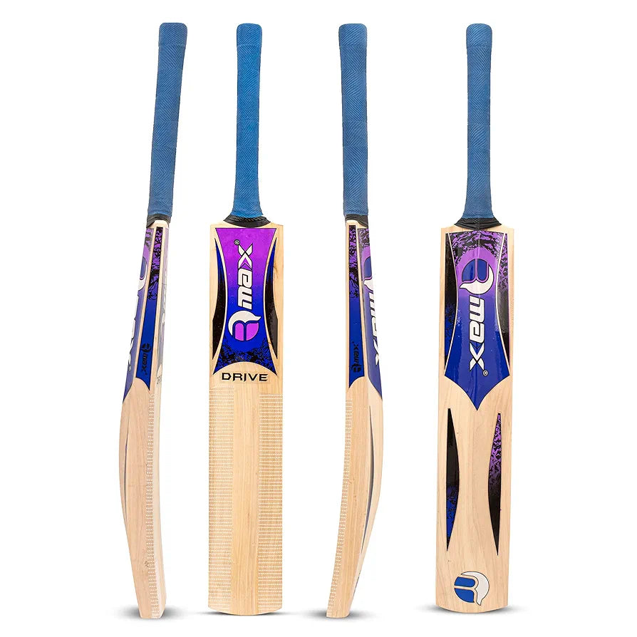 R-Max Kashmir Willow Wooden Cricket Bat with Bat Cover 