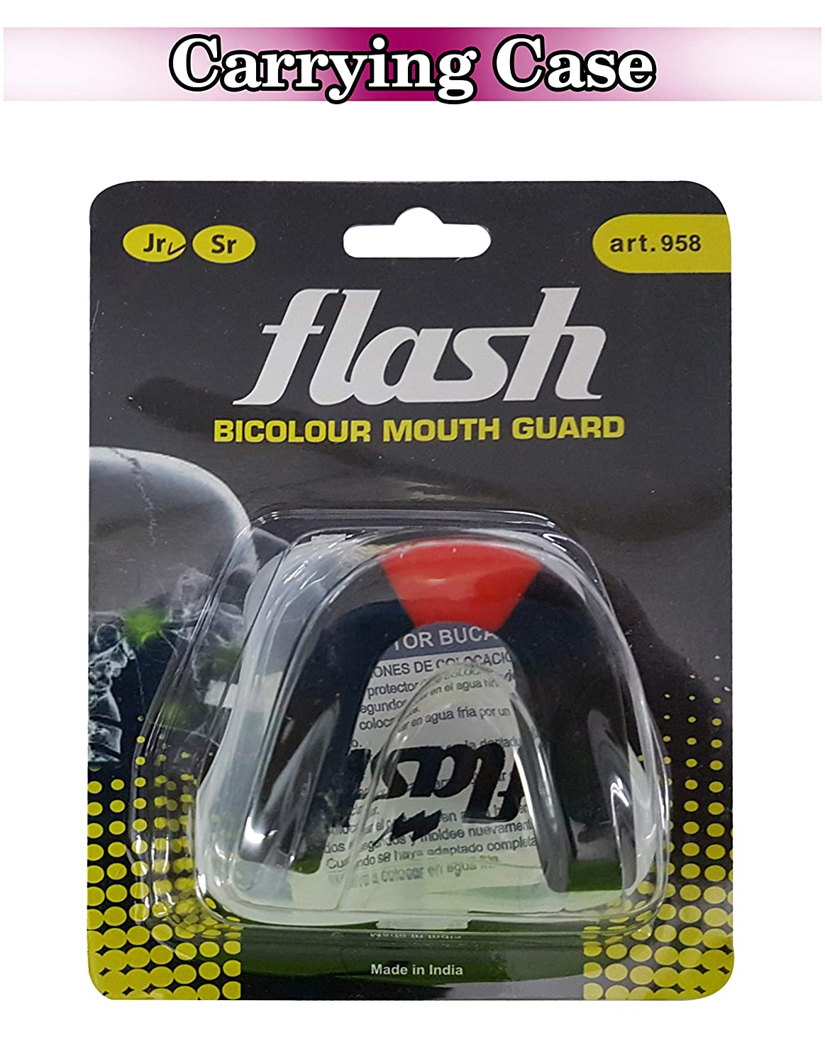 Synco Flavoured Mouth Guard/Gum Shield - for Boxing, MMA, Rugby, Muay Thai, Hockey, Judo, Karate Martial Arts and All Contact Sports| 1 Pc (Sky Blue-White) (Pack of 2)